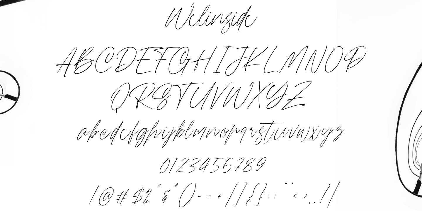 Пример шрифта Welinside Regular